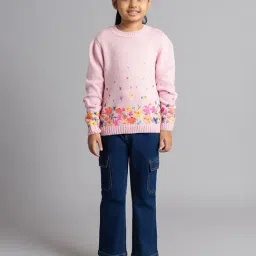 Ed-A-Mamma Girls Multi Cotton Printed Sweater-picture-14