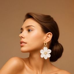 Adornity Women White Earrings-image-50