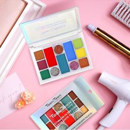 TEEN TEEN COSMETICS Blockbuster 12 Color Eyeshadow Palette - 16 g - Red- Blue -01-28
