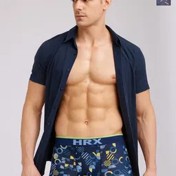 HRX by Hrithik Roshan Pack Of 2 Printed Mid-Rise Short Trunks RE-HTO-PV-PRINT-101-104-S-picture-20