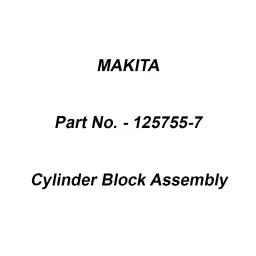 Makita Cylinder Block Assembly Suitable For EBH340U, Part No 125755-7-19