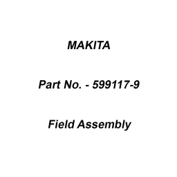 Makita 240 V Field Assembly for 9032, Part No 599117-9-7