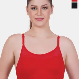 Reveira Pack Of 2 Non-Wired Non Padded Dry Fit Seamless Workout Bra With All Day Comfort-picture-25