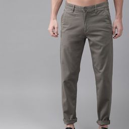 Roadster Men Grey Sustainable Chinos-image-45