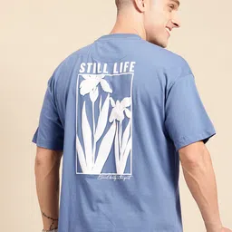 Mast & Harbour Floral Printed Drop-Shoulder Sleeves T-shirt-picture-40