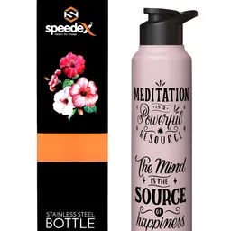 Speedex Multicoloured & Multicoloured Single Stainless Steel Printed Single Wall Vacuum Water Bottle-image-79