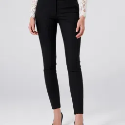 Forever New Black Georgia High Waist Pants-image-98