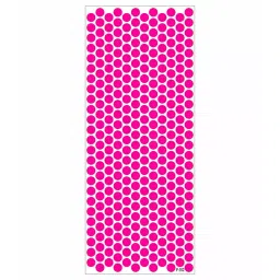 Sticker Bazaar M3 10 mm Plain Paper Round Corner Label Neon Pink, P-102 (Pack of 10)-21