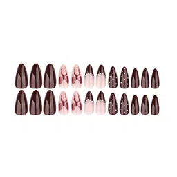 Secret Lives Set Of 24 Reusable Artificial Press On Nails-image-63