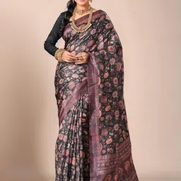 Anouk Rustic Floral Saree-17