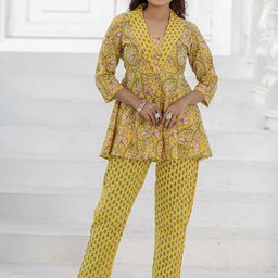 WEAVLLITE Printed Tunic With Trouser Co-Ords-picture-9