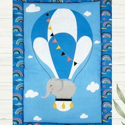 NEW COMERS Baby's Cotton Sleeping Mat Multi Purpose Cushioned Cradle Bed - Multicolour-15