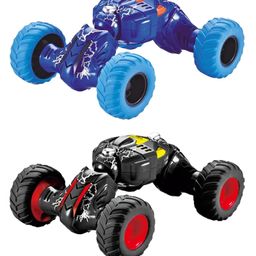 Enorme Pull Back Monster Telescopic with Press-Pull-Leave Feature Friction Powered Car Toy Pack of 2- Color May Vary-24