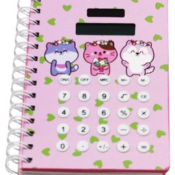 Rushabh Novelty Notebook Calculator 7-5 Kitten spiral note book 100-Pages Ruled-image-91