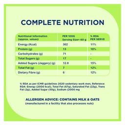 pro-to-grow Pro To Grow Fitbhim Instant Ready to Eat Jaggery Breakfast Oats (60g) | Enriched with Bhim Banana, Rich in Fibre with No Refined Sugar | Promotes Heart Health & Supports Healthy Digestion (Pack of 5) image 2