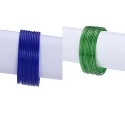1ST TIME Set Of 24 Blue Alloy Bangles-picture-45