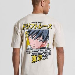 Snitch Men Graphic Printed Round Neck Cotton Relaxed Fit T-shirt-picture-47