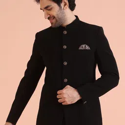 KISAH Jodhpuri Bandhgala Ethnic Blazer-image-49