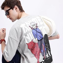 Kook N Keech Anime Nippon Printed Drop-Shoulder Sleeves Oversized T-shirt-picture-15