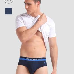 U.S. Polo Assn. Blue Briefs - Pack of 2-image-29