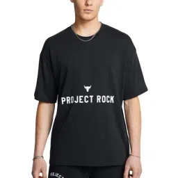 Under Armour Black Cotton Regular Fit Printed Sports T-Shirt-image-44