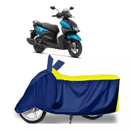 Auto Pearl Two Wheeler Cover for Yamaha Ray Z BS6 - Yellow, Blue-picture-35