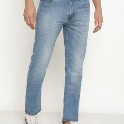 Octave Men Clean Look Light Fade Stretchable Cotton Jeans-image-93