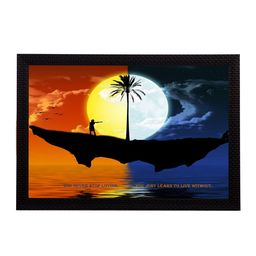 eCraftIndia Orange & Blue Sunrise & Sunset UV Wall Art-image-30