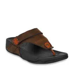 Carlton London Men's Brown Thong Sandals-image-84