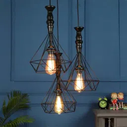 DecorativeRay Black Iron Ceiling Light - Set of 1-image-82