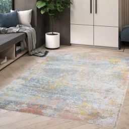 DDecor Live Beautiful Motif Multicolor Polypropylene Small Size Rug-image-97