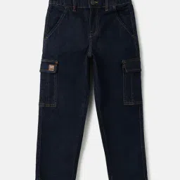 United Colors Of Benetton Boys Blue Cotton Regular Fit Jeans-picture-11