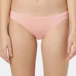 Jockey 1803 Candlelight Peach Low-Waist Ultra-Soft Bikini Panty With Outer Elastic-image-97