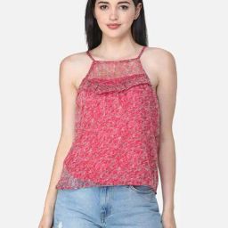 Cation Brown Floral Print Top-image-7