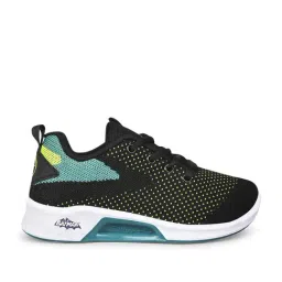 Campus Kids Black & Green Running Shoes-image-59