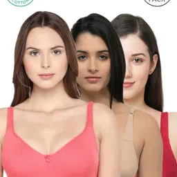 Inner Sense Multicolor Full Coverage Bra - Pack of 3-picture-34