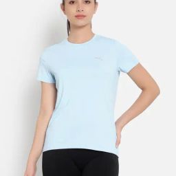 Anta Blue Regular Fit Sports T-Shirt-image-8