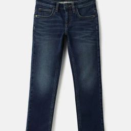 United Colors Of Benetton Boys Blue Regular Fit Jeans-image-53