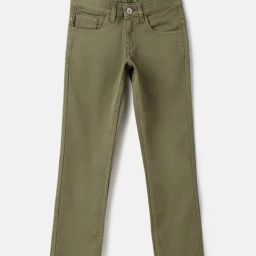 United Colors Of Benetton Boys Green Regular Fit Jeans-image-30