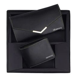 Abeeza Handicraft Black Wallet and Purse Set-42