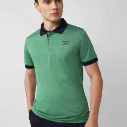 Reebok Green Slim Fit Sports Polo-picture-30