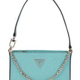 Guess Women Teal Solid Shoulder Bag-image-54