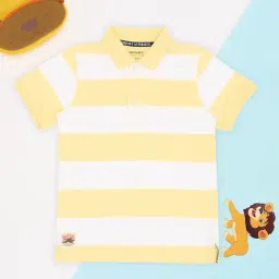 Pantaloons Junior Boys Yellow Polo T-Shirt-image-47
