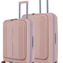 Nasher Miles Coral 8 Wheels Alexandria Hard-Sided Polypropylene Trolley Bag-picture-14