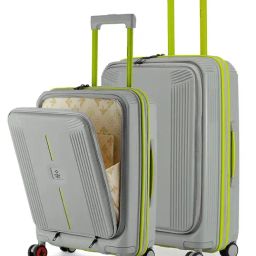 Nasher Miles Grey 8 Wheels Alexandria Hard-Sided Polypropylene Trolley Bag-picture-48