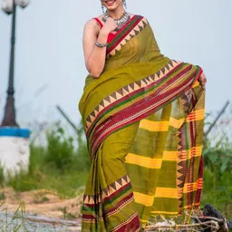 8POURE Woven Design Designer Jamdani Saree-picture-13