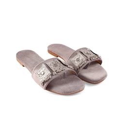 Apratim Women Embellished Ethnic Open Toe Flats-picture-13