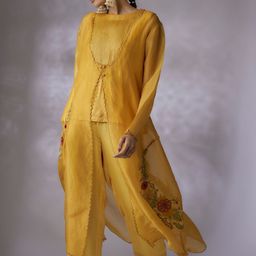 Shreeka Pure Cotton Embroidered Co-Ords Set-image-70