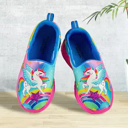 KazarMax Girls Pink Printed Espadrilles-51