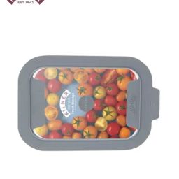 Kilner Transparent & Grey Glass New Fresh Storage Rectangle Container (630ml) image 4